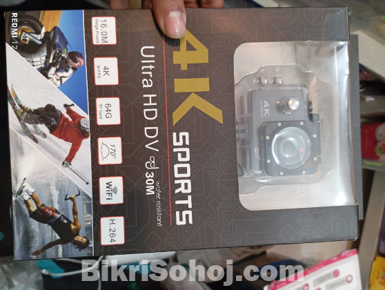 Sports 4k action camera